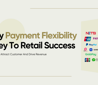 Illustration with the words"Why Payment Flexibility is Key to Retail Success"